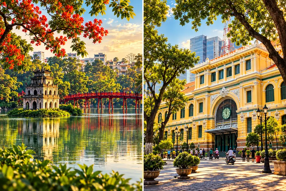 Walking Hanoi and Ho Chi Minh City: two separate routes